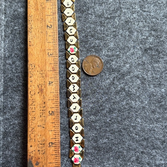 Vintage 1950's Hollywood California Enameled Souvenir Bracelet - Retro Hollywood - Picture 7 of 9